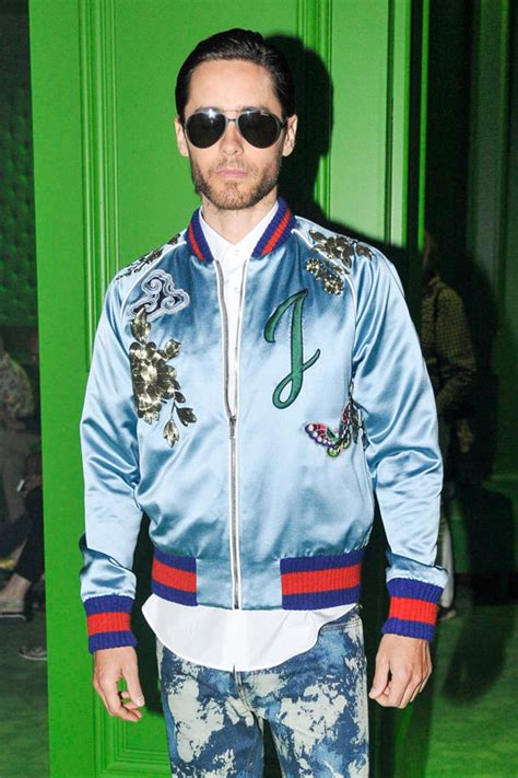 gucci bomber jacket jared leto